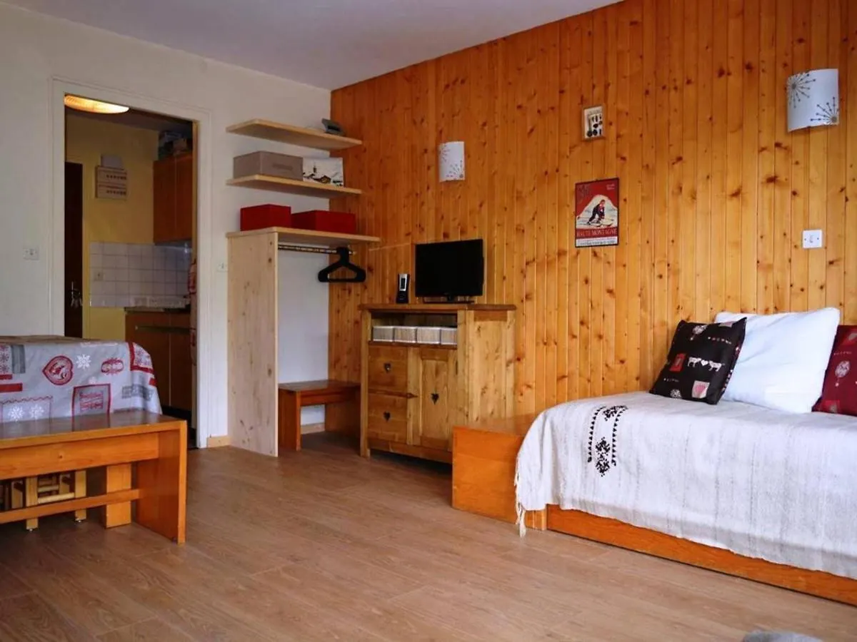 Studio Confortable Avec Balcon Pres Des Pistes - Fr-1-241-116 Le Grand-Bornand Lägenhet